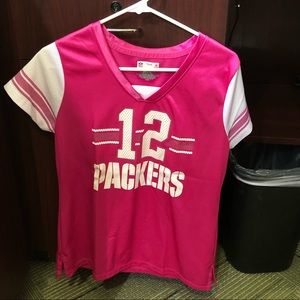 Pink Aaron Rodgers Jersey